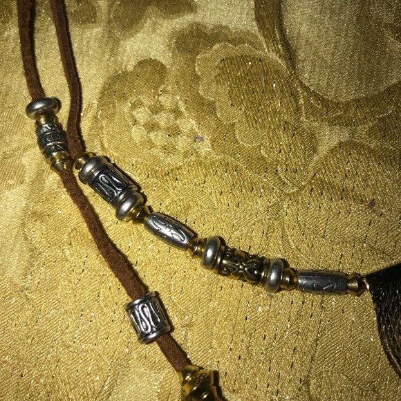 Elise. M. Taj Mahal Double Layer Agate necklace - Picture 5 of 8